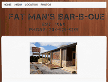 Tablet Screenshot of fatmansbarbque.com